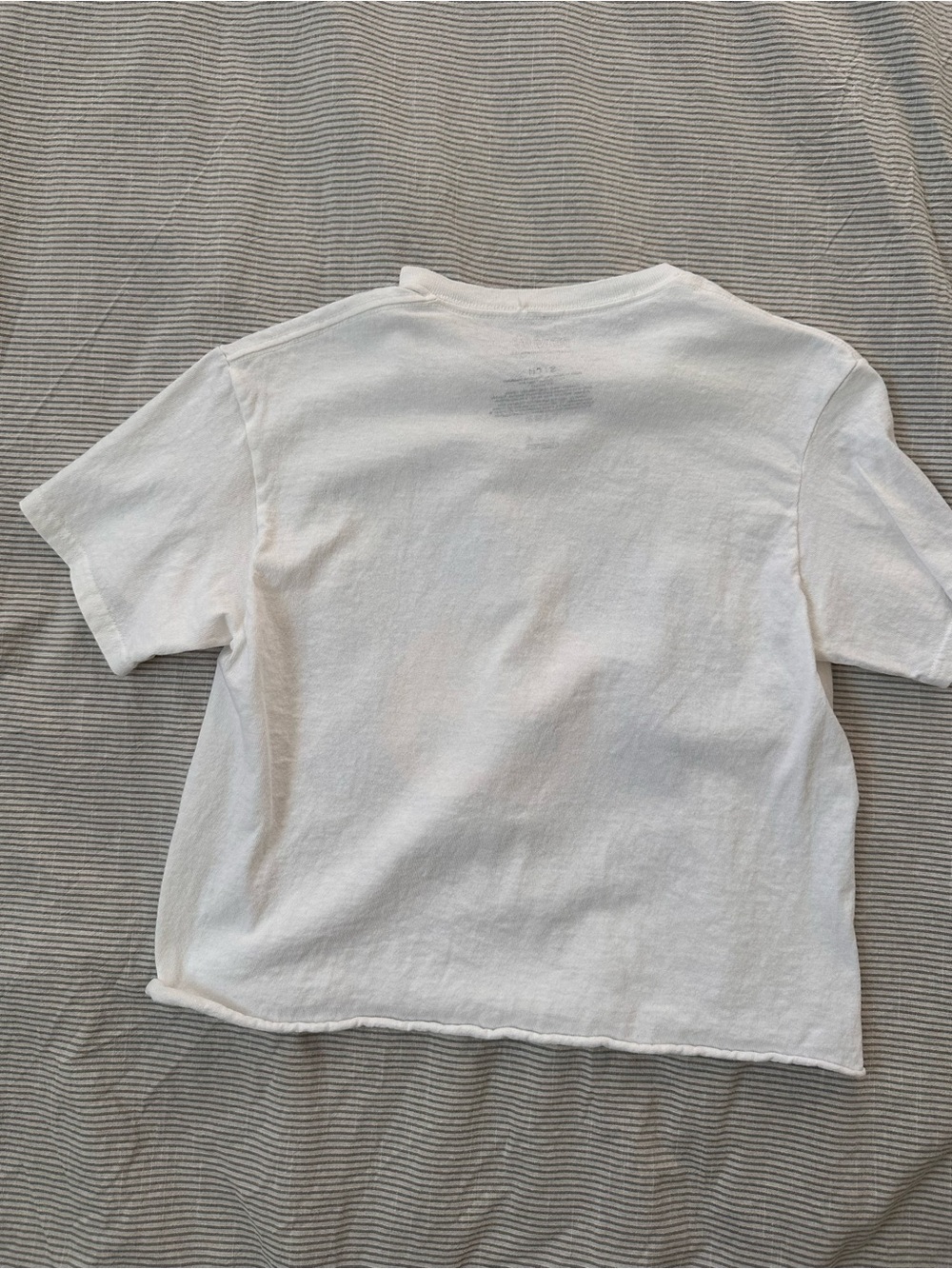 NEW Peanuts White Halloween Pumpkin Crop Top - Picture 5 of 5